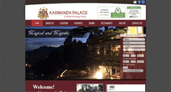 Desktop Screenshot of kasmandapalace.com