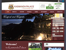 Tablet Screenshot of kasmandapalace.com